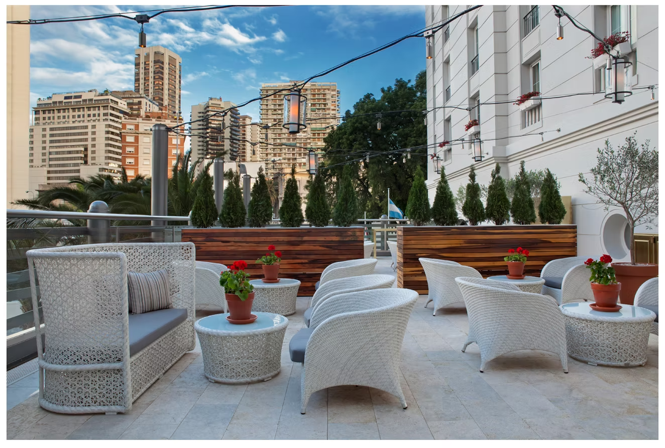 Four Seasons Hotel terrace, Buenos Aires